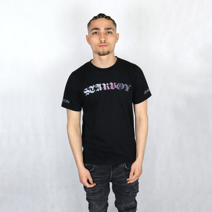 Starboy Tee Zwart ''Aim For The Stars''